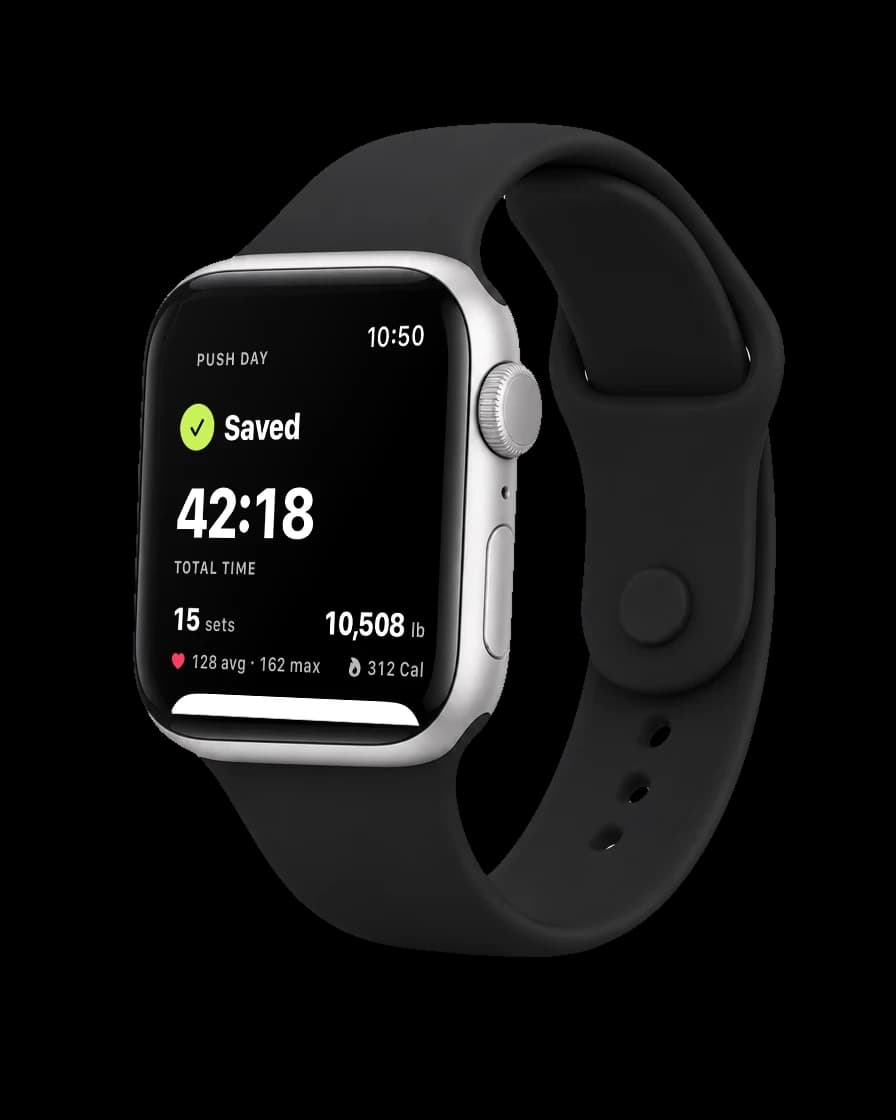 Daily Reps saved workout summary on Apple Watch